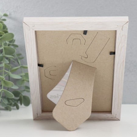 Photo frame MDF 10x15 cm, No. 6, milk oak (plastic screen)-3