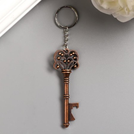 Trick Metal "Key woven hearts" bronze 7.5x2.6 cm