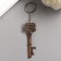 Trick Metal "Key woven hearts" bronze 7.5x2.6 cm