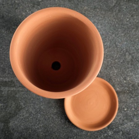 Flower Terra pot No. 3 1.9 l, terracott-2