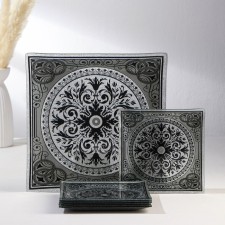 Table set, 7 items: 30 × 30 cm - 1 pc, 18 × 18 cm - 6 pcs
