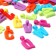 Acrylic suspension "English letters" mix, 17 mm, set 10 g, color mix