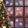A set of New Year's “snowflakes” stickers 12 pcs in a set, white, gold, silver, 9 x 9 cm