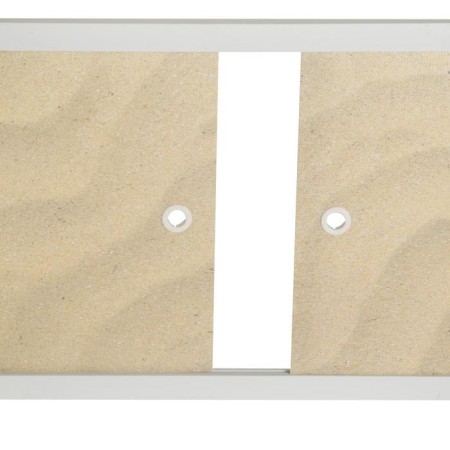 Bath screen "Sand -shaped quarter", 168 cm-8