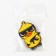 Key keychain "Cool duck" 3.8 x 6 cm