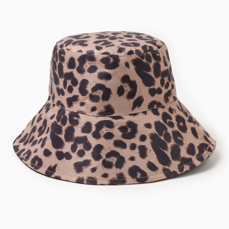 Panama Women's Women's Minaku Bilateral Print Leopard, Beige Color, Rr. 58