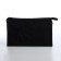 Cosmetic bag with lightning, black color