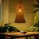 Ceiling Lamp from Rotan "Bobby" 1x120W, E27, 30x30x60 cm