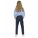 Pants for girls, height 146 cm, dark blue color