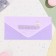 Envenue for money "For dreams!" purple, embossing, 17 x 8 cm