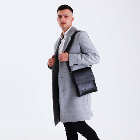 Male bag, black color-8