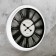 Wall clock, series: interior, "Lydia", d = 51 cm