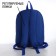 School textile school with print on the upper part Light, 38x29x11 cm, blue color is blue