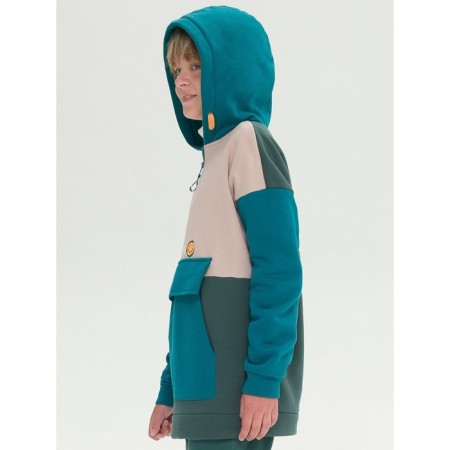 Hudy for the boy Pelican, height 164 cm, green color-3