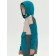Hudy for the boy Pelican, height 164 cm, green color