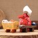 Kovrov toy "Nanny with a cradle", ceramics
