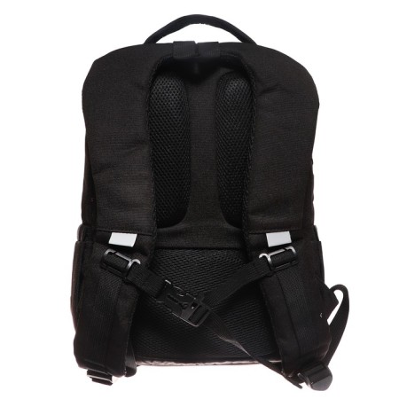 School backpack, 39 x 26 x 17 cm, Grizzly, ergonomic back, black-5