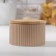 Ceramic bank for bulk products "Smoke", 570 ml, beige color