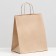 Craft package without printing, round handle 24 x 14 x 28 cm, set 3 pcs
