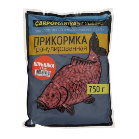 Bait granules, strawberries, 4.8 mm, 750 g