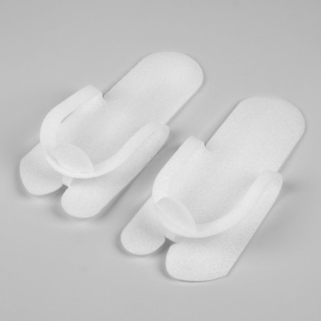 Disposable slippers, 3 mm, white color