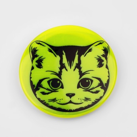Reflective icon "Muzzle Kitten", D = 5.8 cm, color mix-3