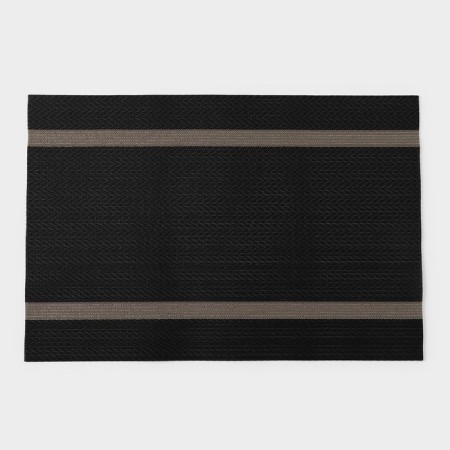 Serving napkin on the Rona table, 45 × 30 cm, black color