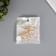 Decor for creativity Metal "Branch Flower" rhinestones, pearls 5x6 cm