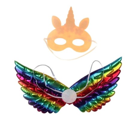 Carnival set "Beautiful Unicorn", Wings, Mask-3