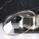 Glass cover for pans and pots "Dolyana", D = 30 cm, stainless rim, plastic handle