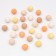 Gift set of cosmetics, bath bombs 25 x 10 g, vanilla coffee aroma, pure happiness