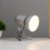 Lumber of the desktop on the clothespin 1x60W E27 pr.15m silver
