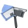 Mop for washing glasses and mirrors with a change of microfiber nozzle