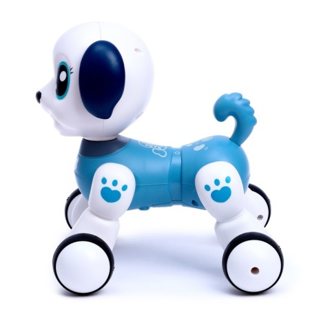 Robot Dog “My Favorite Peteum” IQ Bot, on the control panel, interactive: sound, musical, sensory, on the battery, blue-2