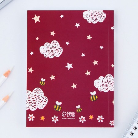 Set: A6 diary, 120 sheets and curly candle "The best educator"-8
