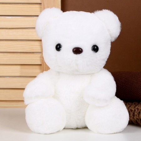 Soft toy "Bear", 23 cm, white color
