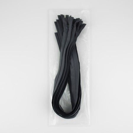 Lightning "Spiral", No. 5, detachable, automatic lock, 70 cm, dark gray color-2