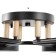 Almo chandelier 6XLED 144W 3000-6000K Black 78x78x11 cm Bayerlux