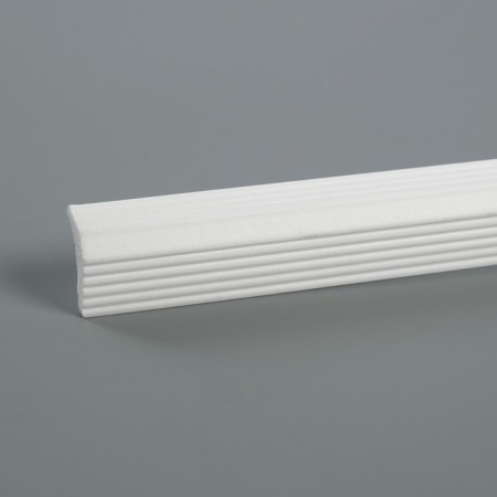 Ceiling skirting board 03012E, white 24x17x2000 mm-3