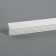 Ceiling skirting board 03012E, white 24x17x2000 mm