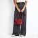 Cross-Bodi bag with zipper, burgundy color