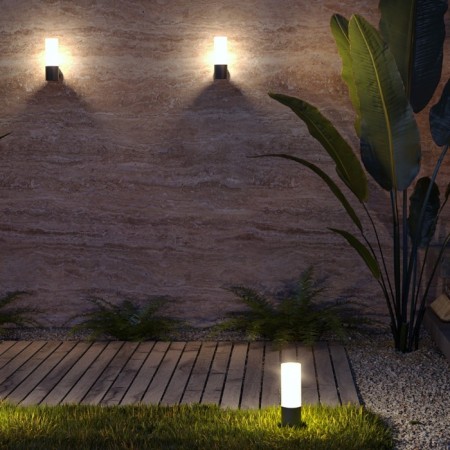 Landscape lamp Outdoor O418FL-01GR, 1x60W, 8x8x30 cm, e27, gray color