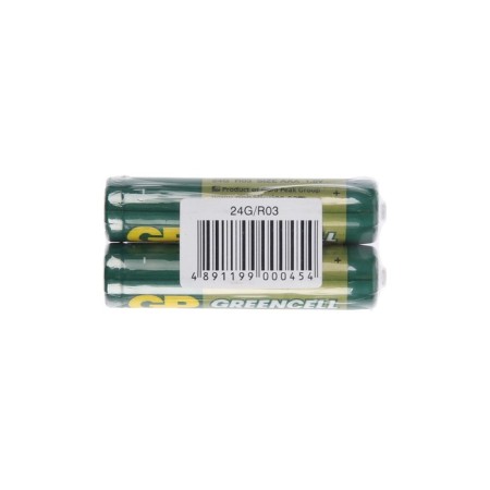 Salt battery GP Greencell Extra Heavy Duty, AAA, R03-2S, 1.5V, Spike, 2 pcs.