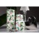 Candle - Flamingo cylinder, 8x20 cm, white