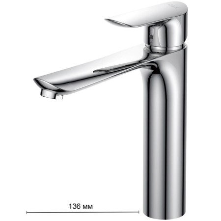 D&K Venice Baciano DA1032601 sink mixer, one -leaf, chrome