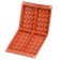 Waffel Classic waffle form, silicone, red