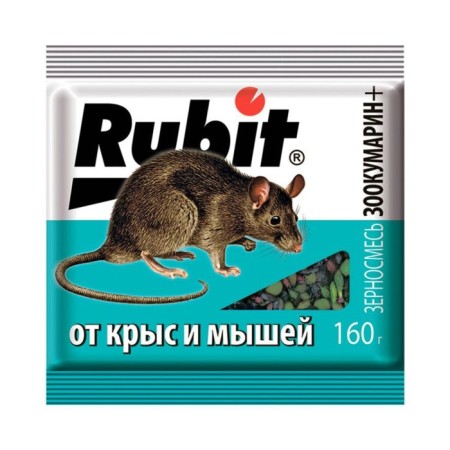 Grain mixture "RUBIT" ZOOKUMARIN+, from rats and mice, 160 g