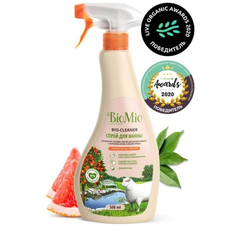 Cleaning tool BIOMIO Grapefruit, Spray, for the bathroom, 500 ml-3