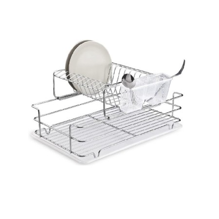 Drying for dishes and devices, table, with a pallet, chromium color, kb015-1