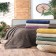 Bedspread, size 200x220 cm, brown color